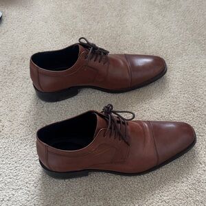 Johnston & Murphy Classic Brown Oxfords